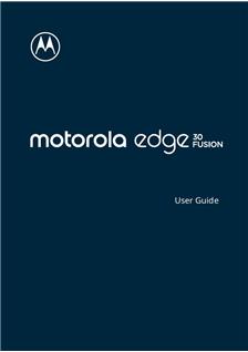 Motorola Edge 30 Fusion manual. Smartphone Instructions.